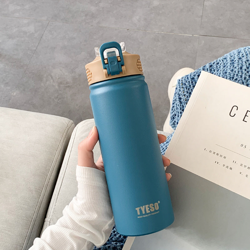 Simple Stainless Steel Cup With Large Capacity