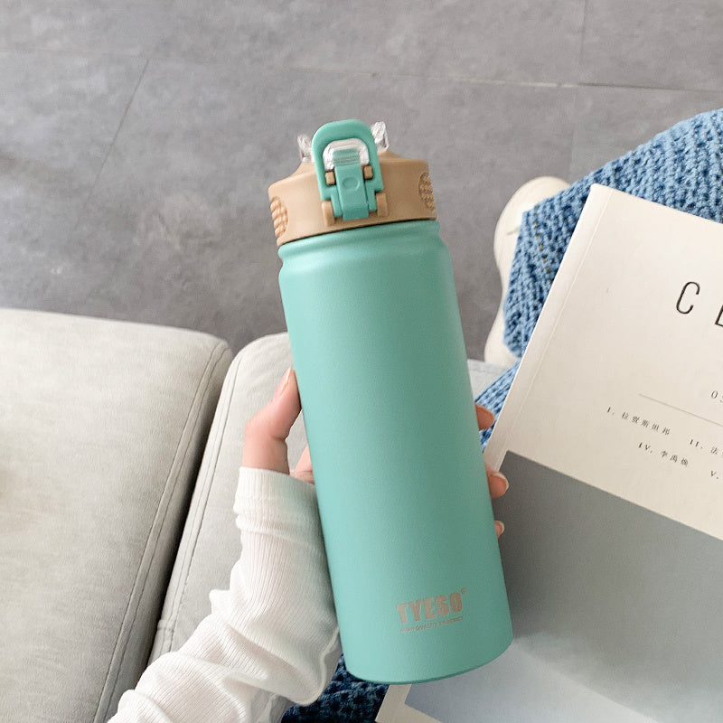 Simple Stainless Steel Cup With Large Capacity