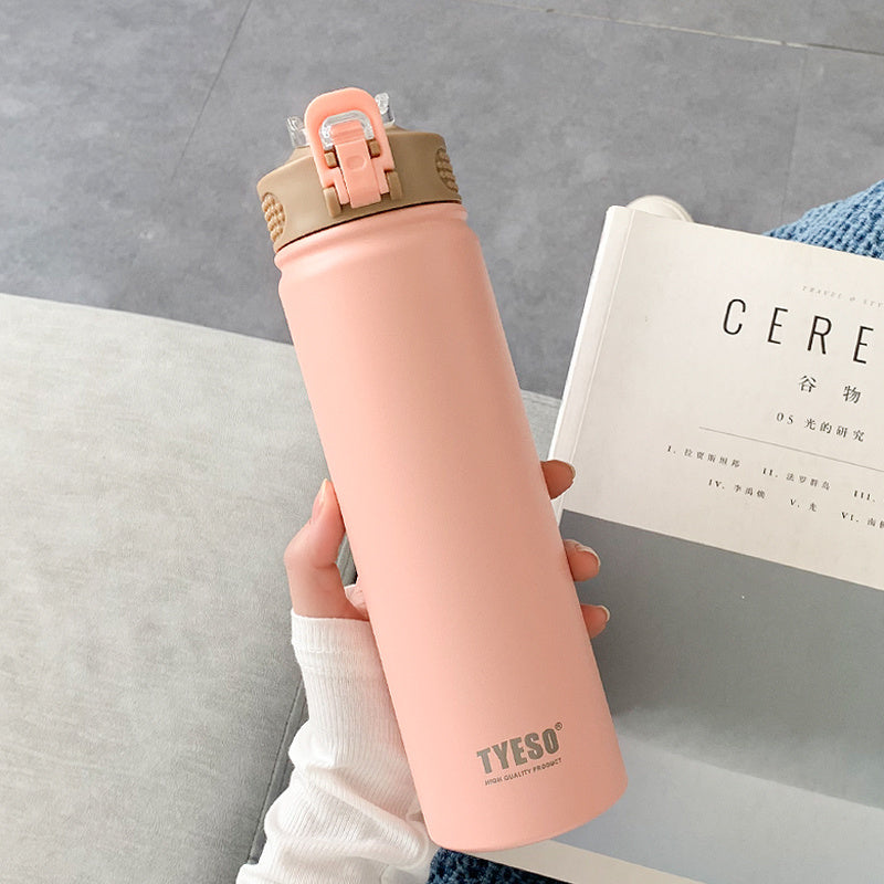 Simple Stainless Steel Cup With Large Capacity