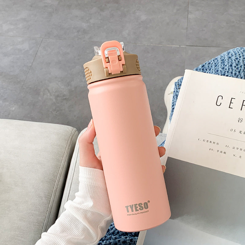 Simple Stainless Steel Cup With Large Capacity