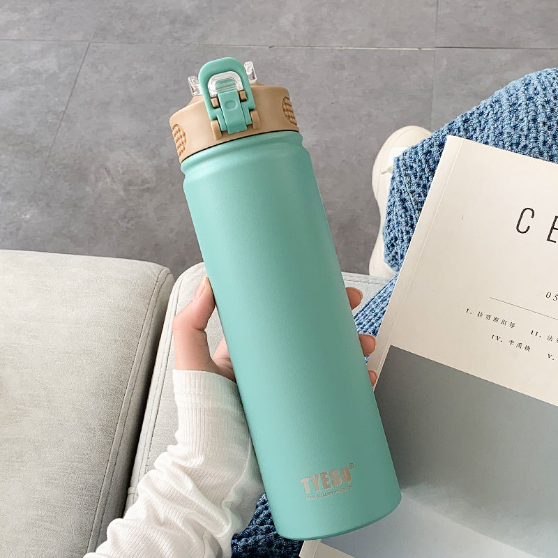 Simple Stainless Steel Cup With Large Capacity