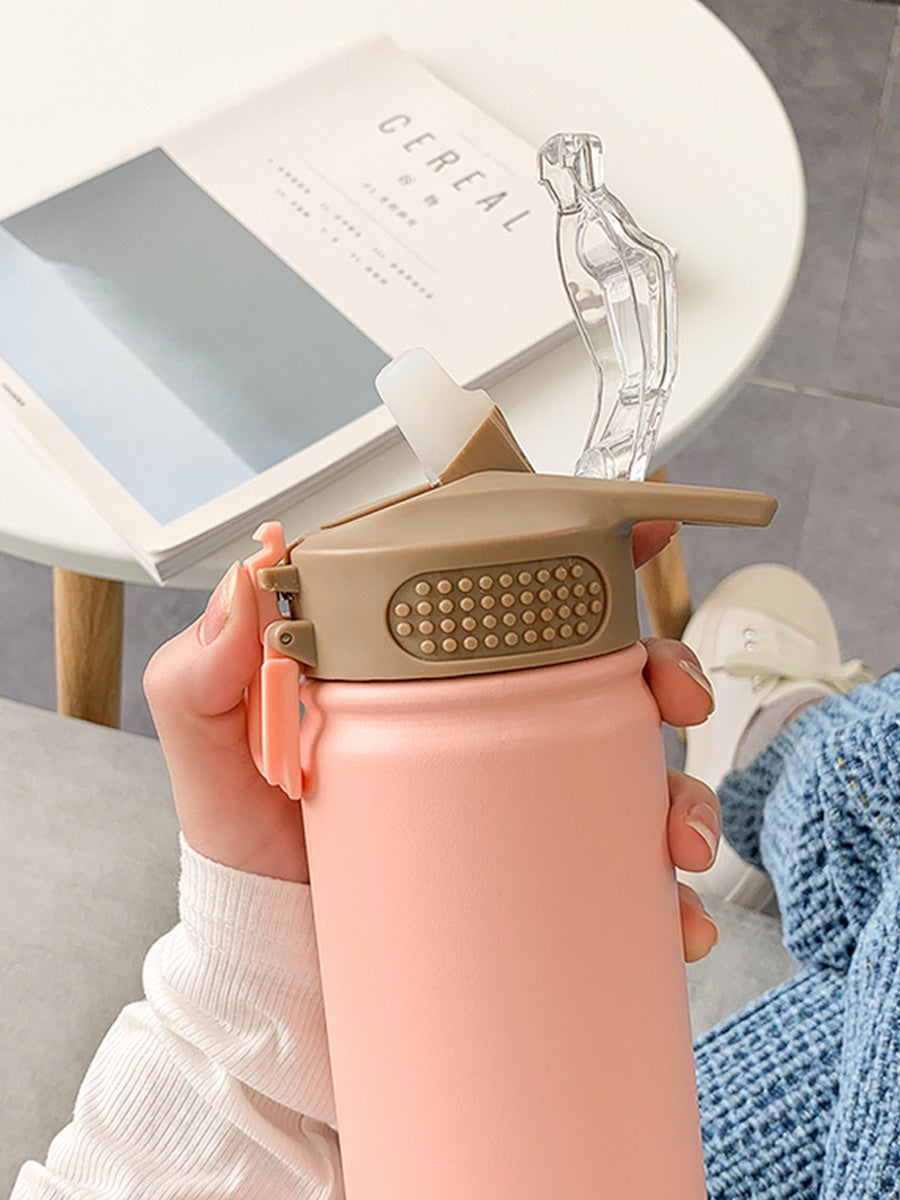 Simple Stainless Steel Cup With Large Capacity